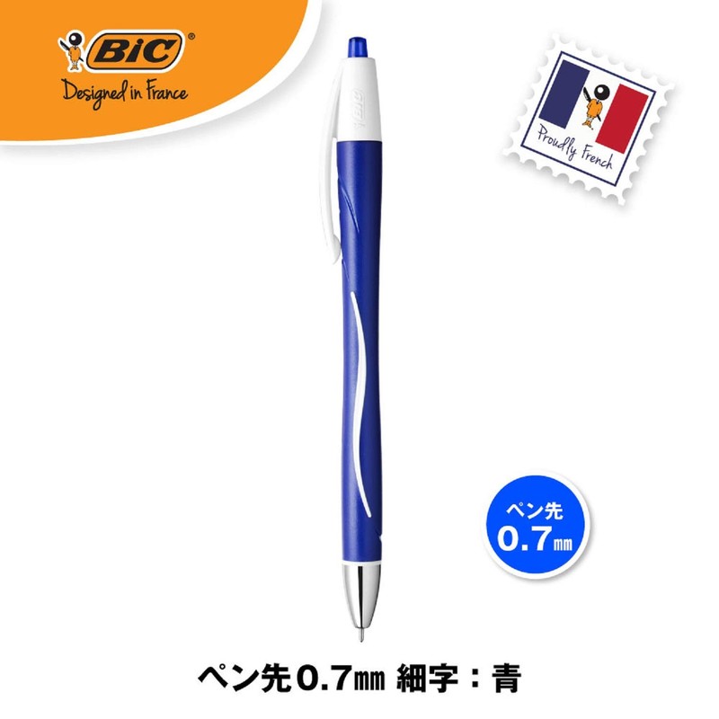 Vic ATX07BLUBX12 Oil Based Ballpoint Pen Atlantis EX 0.7 Blue