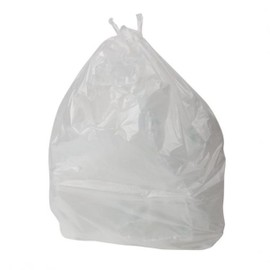 200 White Value 12L Pedal Bin Liners Rubbish Refuse Bags 40x40cm