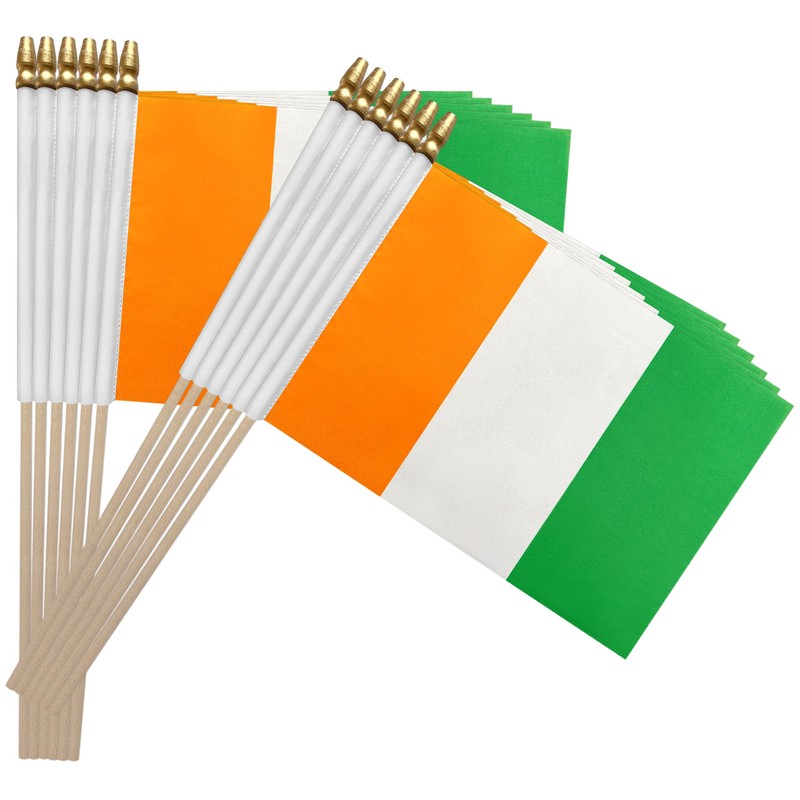 TSMD Ivory Coast Stick Flag Ivorian Small Mini Hand Held