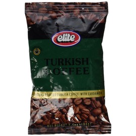 Elite Turkish Coffee With Cardomom, 3.5oz Bag