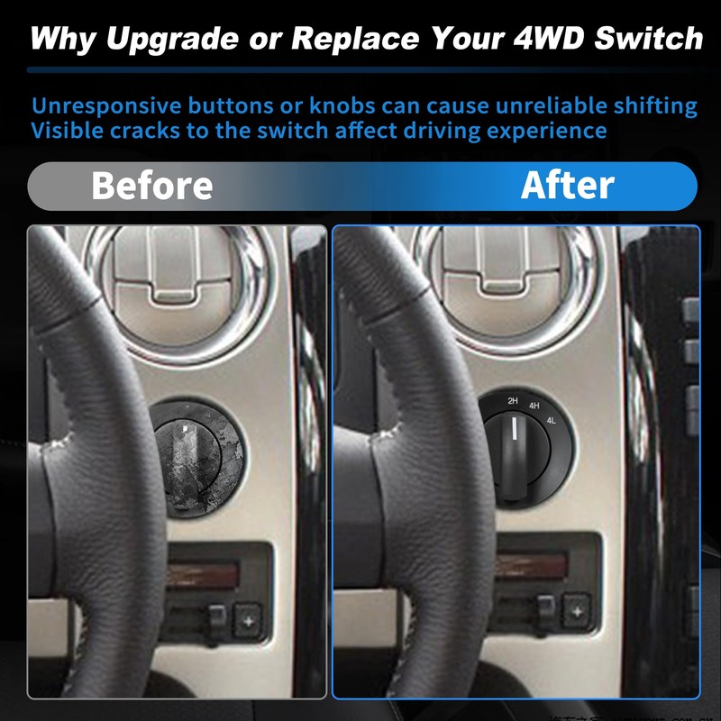 SWITCHRISE 4x4 4WD Switch for Ford F-150 2004-2008 for Lincoln