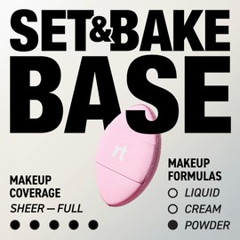 Real Techniques 3 x Mini Miracle Powder Puff Trio, Fix and Bake, Mini Makeup Puff for Loose and Pressed Powders, Targeted Under Eyes and Blemishes,
