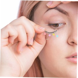 Baluue 3pairs Sequin Eyelashes for Women Creative Flower Heart Design Easy to Wear for Daily Use and Special Occasions Comfortable Lightweight Fake Lashes