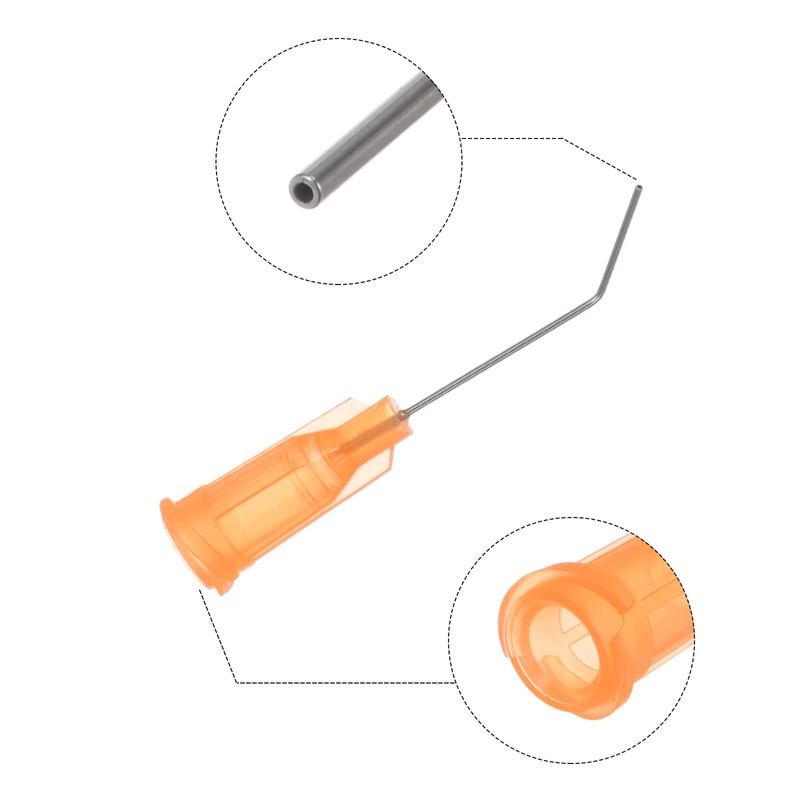 sourcing map 12pcs Blunt Tip Dispensing Needles, 23 Gauge 45