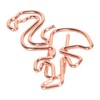 100pcs Flamingo Paper Clip Cute Animal Shape File Note Page