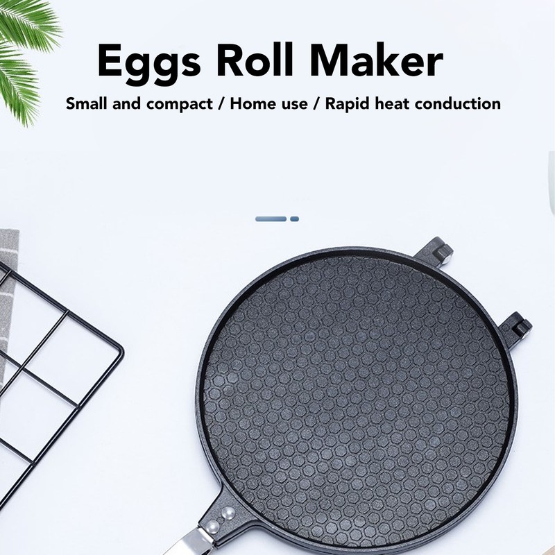 Eggs Roll Maker Waffle Cone Maker Household Round Shape Aluminum