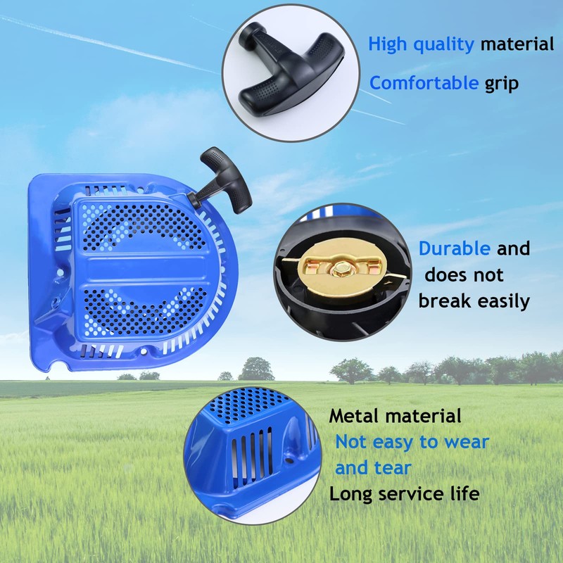 WOTIAN Recoil Pull Starter Assembly Compatible with DuroMax Generator 274cc