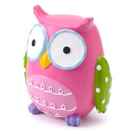 Mousehouse Gifts Kids Pink Owl Piggy Bank Money Box Gift for a Boy or a Girl