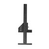 Multifunction Woodworking Ruler Aluminum Alloy T Shaped Black Measuring Marking