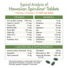NUTREX HAWAII Pure Hawaiian Spirulina - 1000 mg Tablets 180