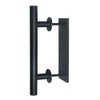 Delaney Hardware BD0804 Black Barn Door Handle Set, Black Barn