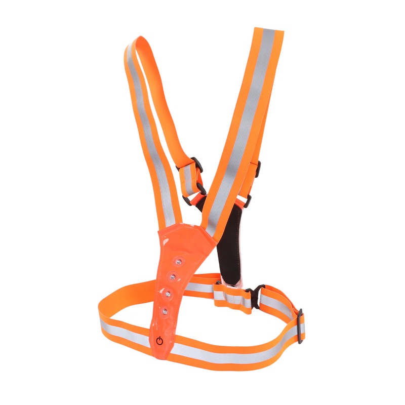 LED Reflective Vest Running Gear Band 3 Lighting Mode 360°