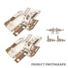Qrity Cupboard Hinges - 2 Pack, 90 Degree Flap Hinges,