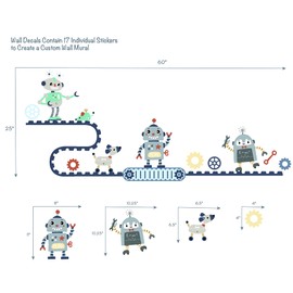 Robbie Robot Wall Decals