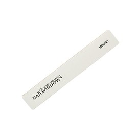 Nail Window Square White Nail File 180/240 Grit Nail Care Nail Grooming Nail File / 네일윈도우 사각 화이트 네일파일 180/240그릿 네일케어 손톱정리 네일파일