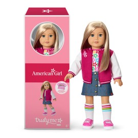 American Girl, Truly Me 18-inch Doll #100 with Dark-Blue Eyes, Straight Blonde Hair, Light-to-Medium Skin, for Ages 6+