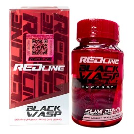 Suplemento Termogénico Black Wasp 60 Cápsulas Redline                                                                                                 