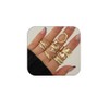 CSIYANJRY99 Chunky Statement Rings Set for Women, Stacking Knuckle Rings,