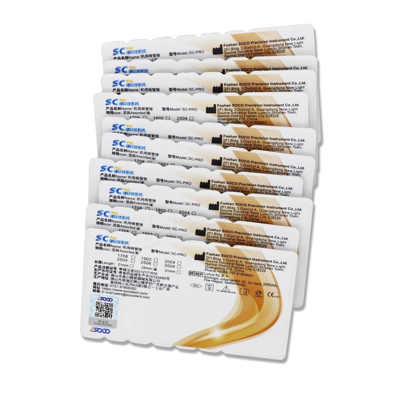 COXO & SOCO 6Pcs 25MM Lima de Conducto Radicular Dental