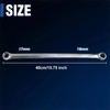Double Box End Wrench 17 x 19 mm Extra Long
