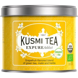 KUSMI TEA KUSMI TEA Expedition Addict 3.5 oz (100 g) Can, Organic, JAS Certified, Rooibos, Mate Tea, Green Tea