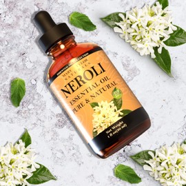 Neroli Essential Oil (1 oz), Premium Therapeutic Grade, 100% Pure and Natural, Perfect for Aromatherapy, and Much More by Mary Tylor Naturals