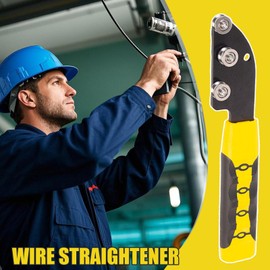 Wire Wrap Tool - Tubing Manual Straightener Tool,Crimping Piercing Looper, Crafting Accessories for Copper Aluminium, Electrician Enthusiast, Men Women