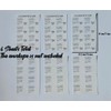 Calendar Stickers Monthly Index Tabs Self- Adhesive Monthly Stickers for