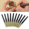 10pcs Metallic Marker Water Based Ink Round Tip Strong Covering