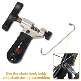 WOTOW Bicycle Chain Repair Tool Kit, Cycling Bike Master Link Pliers Remover & Chain Breaker Splitter Cutter & Chain Wear Indicator Checker & Reusable Missing Connector for 6/7/8/9/10 Speed Chain