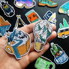 BPA Pack of 15 iron-on patches, iron-on patches, iron-on patches