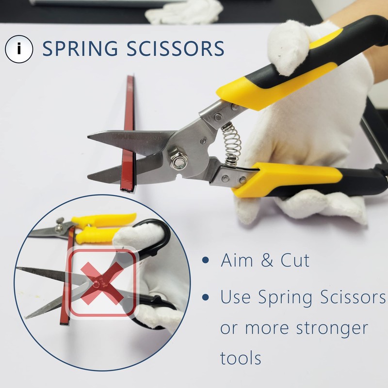 SUNWINGS 10-Pack 12 Inch Peel and Stick Aluminum Tile Trim,