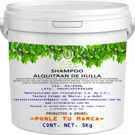 VIVONATURAL  Shampoo Alquitrán De Hulla Control Psoriasis-caspa 5 Litros