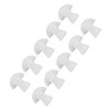 30pcs Hearing Amplifiers Eartips Soft Silicone White Accessories Replacement Earbud