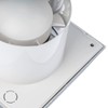 Diameter: 100 mm, Anthracite Bathroom Wall Fan, Exhaust Fan, Quiet,