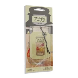 Yankee Candle Paper Car Jar Air Freshener for Long Lasting Fragrance (Iced Berry Lemonade, 1 Pack)