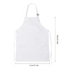 White Kids Apron and Chef Hat Set, Children Aprons for