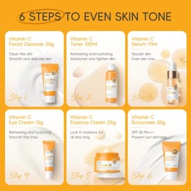 Set De Belleza Laikou Vitamina C Hidratante 6 Piezas                                                                                                  