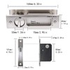 Sliding Door Lock Mortise Lock Pocket Door Lock Handle Invisible