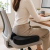 U-Shaped Memory Foam Seat Cushion – Non-Slip Coccyx & Hip