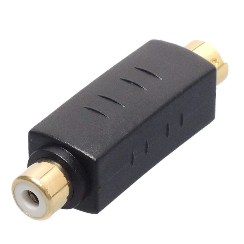 KAUMO S Terminal RCA Terminal Converter Adapter (S Male to