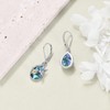 YFN Hummingbird Earrings for Women Sterling Silver Daisy Teardrop Abalone