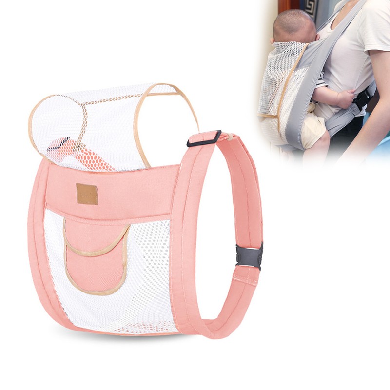 Summer Breathable Baby Carrier 3D Mesh Adjustable Baby Carrier Wrap