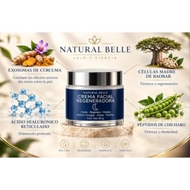 Crema Facial de Noche Antiedad con Péptidos y Exosomas 60 g