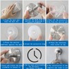 Telycummy Suction Cup Hooks for Shower,4-Piece Set of Non-Drill Wall