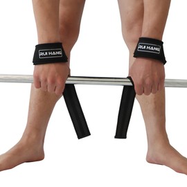 Weightlifting Straps Deadlift Lifting Strap Weight Lifting Gym Wraps Wrist Straps For Weightlifting Men Women Support Heavy Duty Grips Strength Anti-Slip (Black)