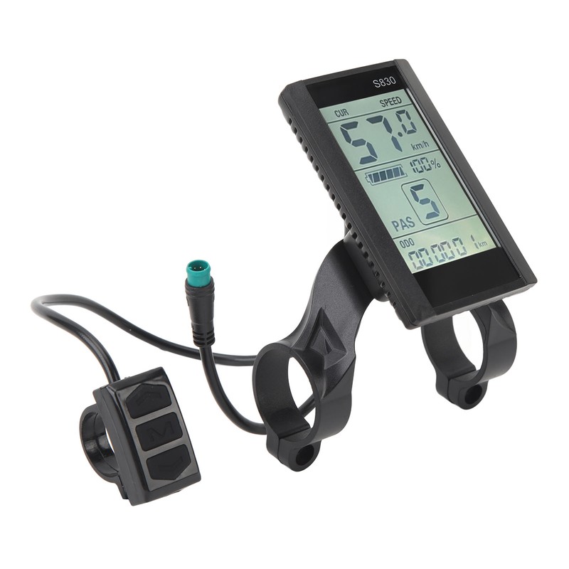 Electric Bike LCD Display Panel 24V 36V 48V LCD S830
