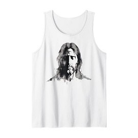 Jesus Christ deep in prayer Passion Son of God Sacrifice Tank Top