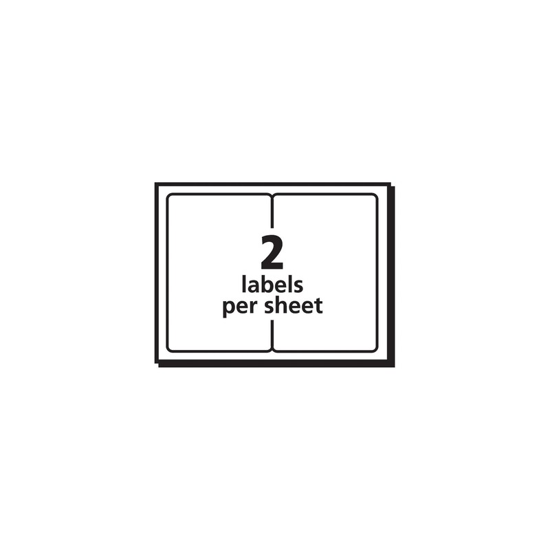 Avery Shipping Address Labels, Laser & Inkjet Printers, 20 Labels,