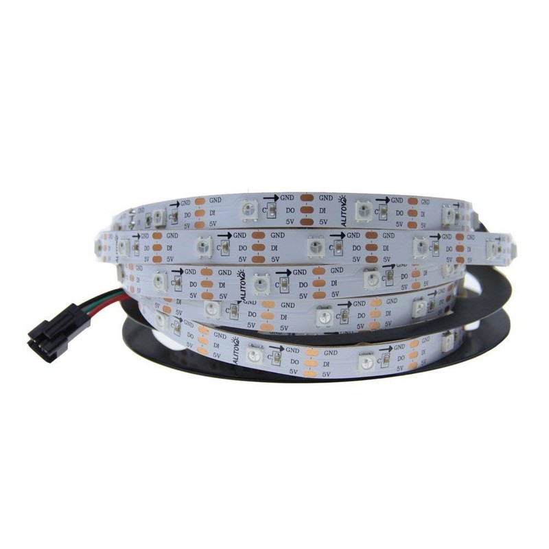 ALITOVE LED Illumination WS2812B Addressable LED Tape Light 5050 RGB